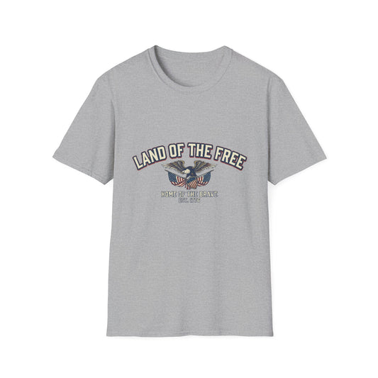 Land of the Free Eagle T-Shirt — Patriotic American Flag Tee