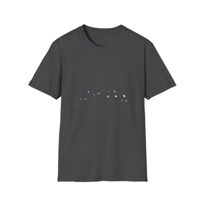 Floral Minimalist T‑Shirt — "Small Kind of Lovely" Chest Script