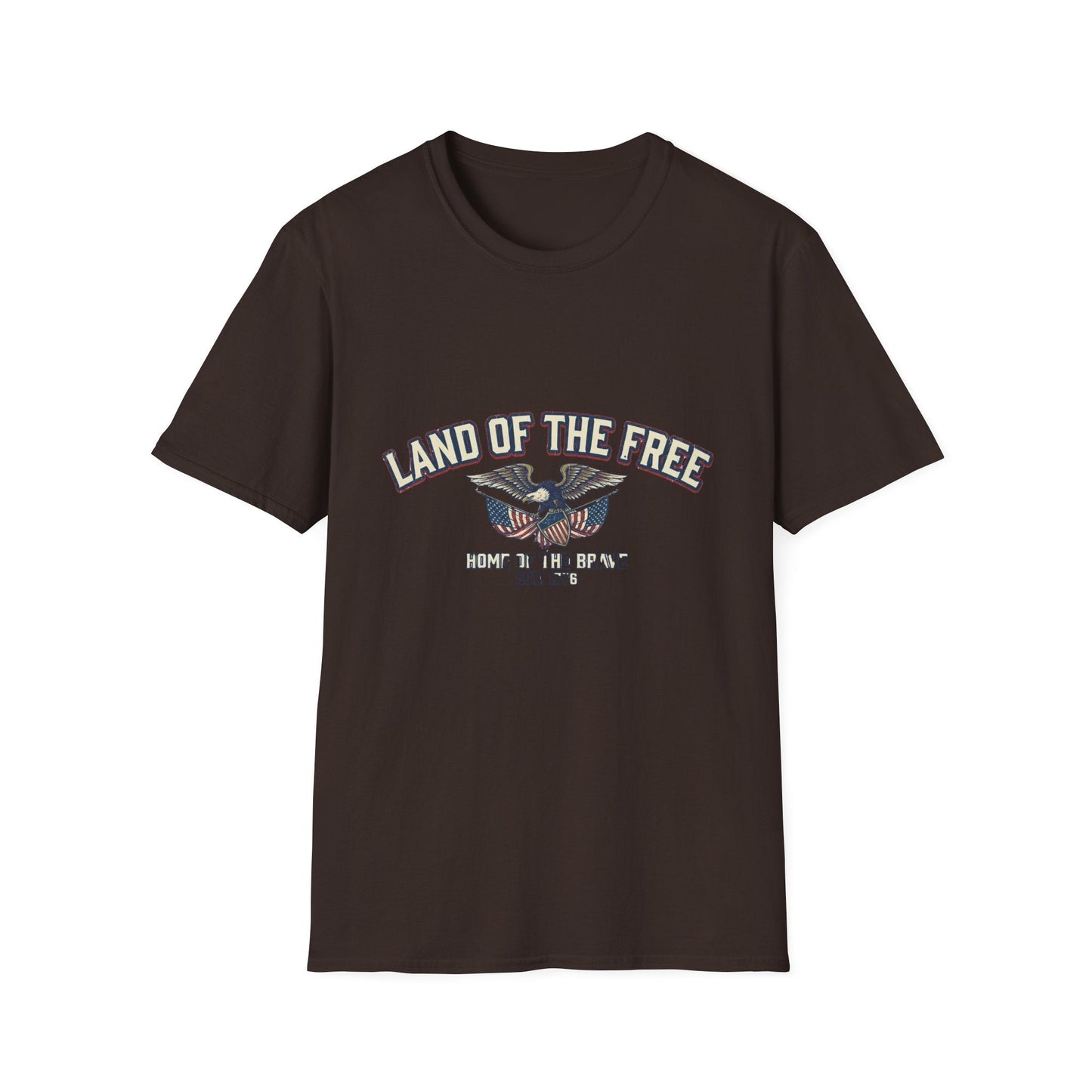 Land of the Free Eagle T-Shirt — Patriotic American Flag Tee