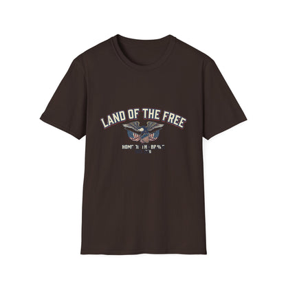 Land of the Free Eagle T-Shirt — Patriotic American Flag Tee