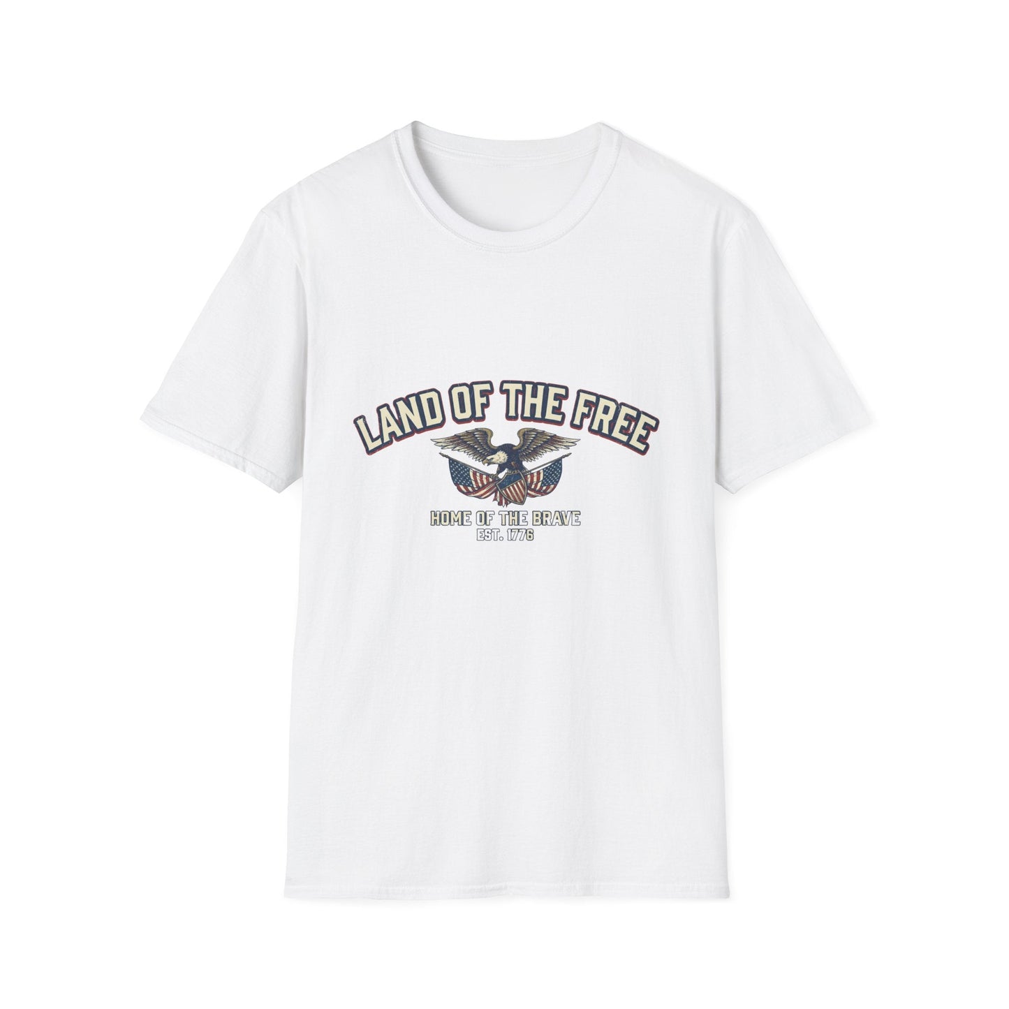 Land of the Free Eagle T-Shirt — Patriotic American Flag Tee