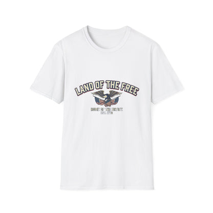 Land of the Free Eagle T-Shirt — Patriotic American Flag Tee