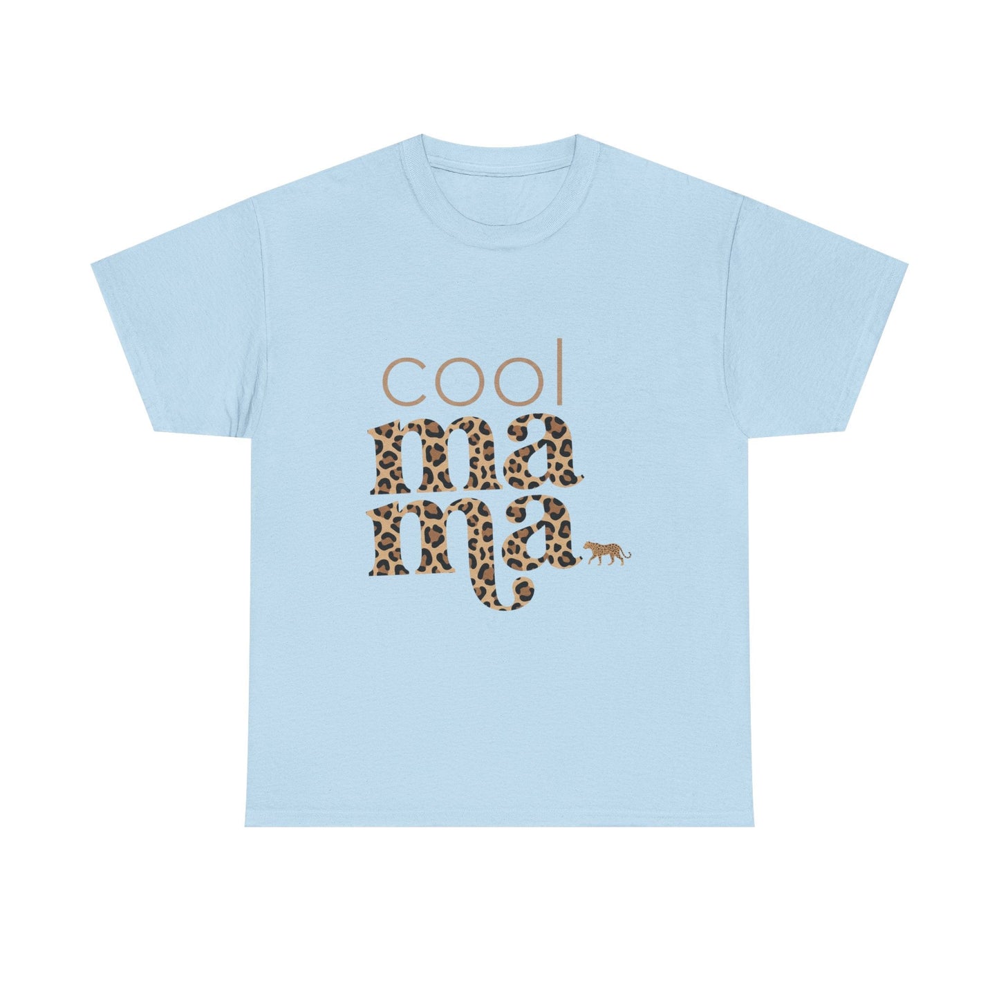 Cool Mama Leopard Print T-Shirt | Casual Mom Tee