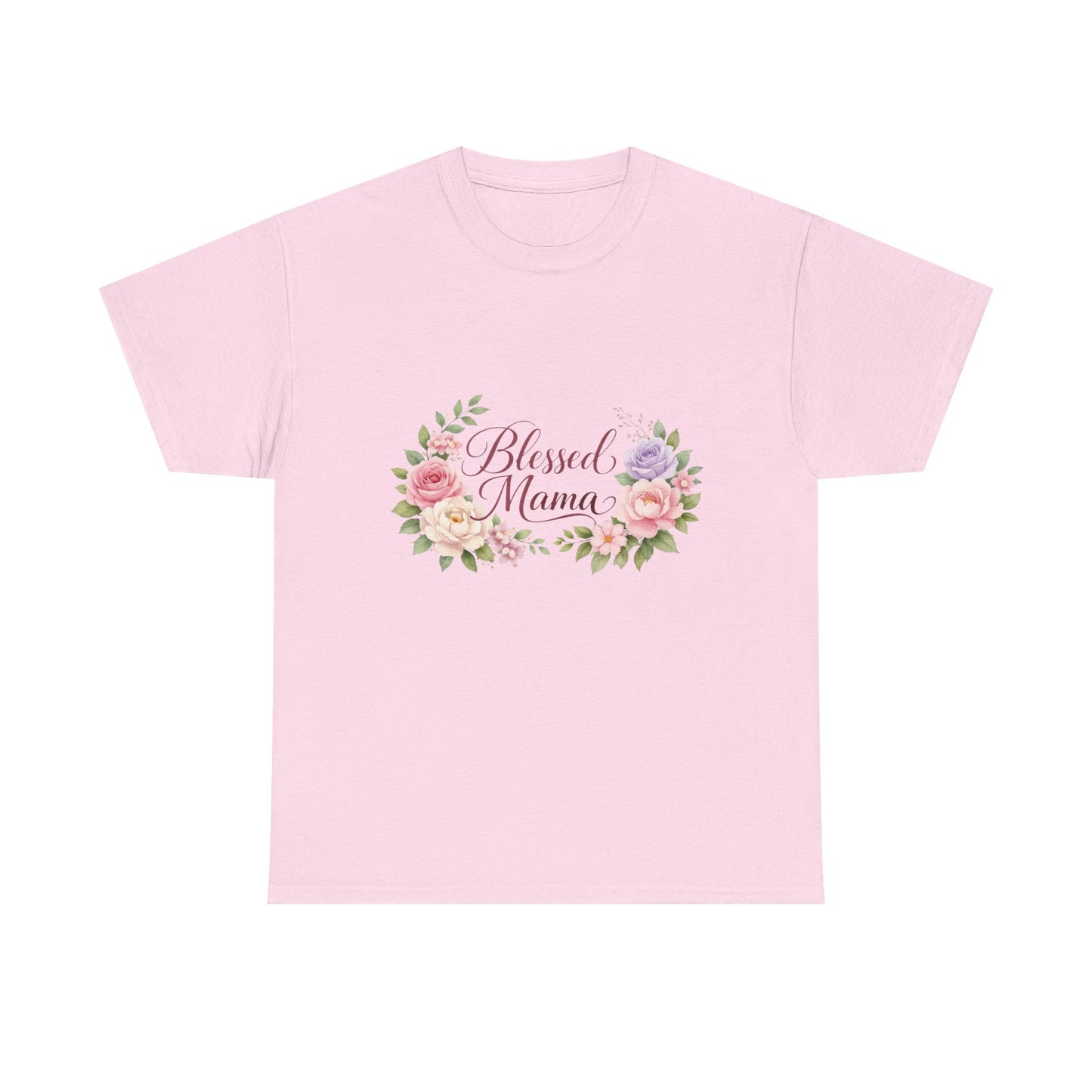 Blessed Mama Floral T-Shirt — Mother's Day Gift Tee