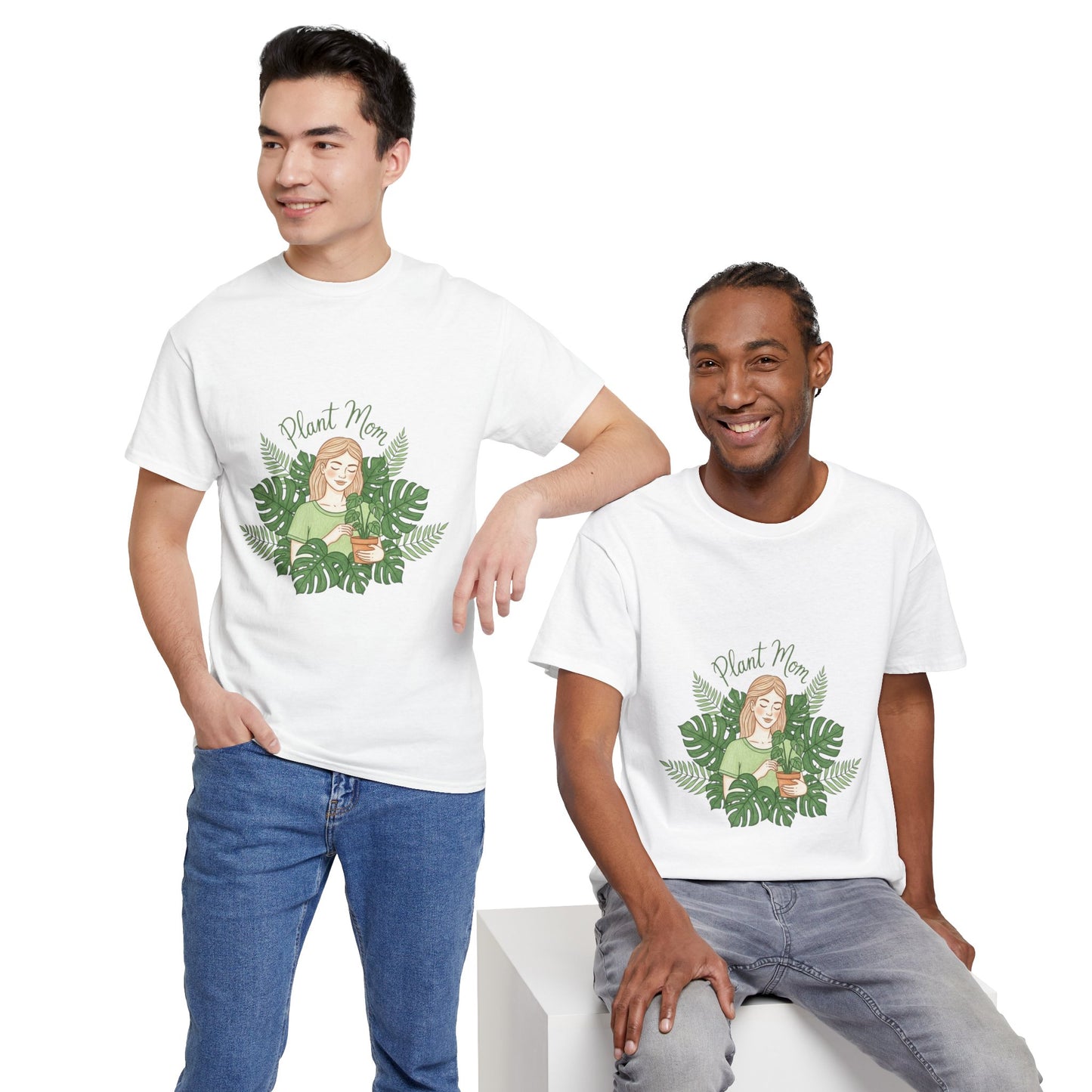 Plant Mom T-Shirt — Cute Botanical Graphic Tee for Plant Lovers