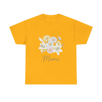 Mama Floral Tee — Pastel Daisy Bouquet Mother's Day Shirt
