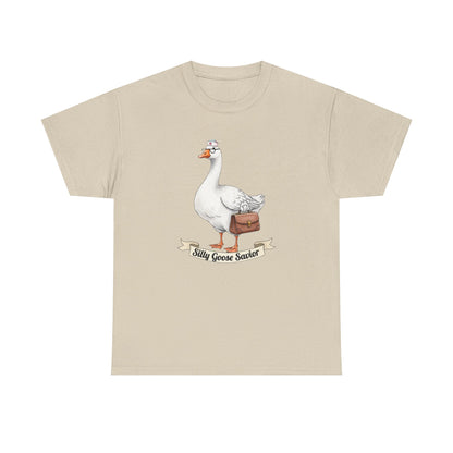 Goose Savior T-Shirt — Vintage Illustrated Goose Tee Whimsical Animal Gift