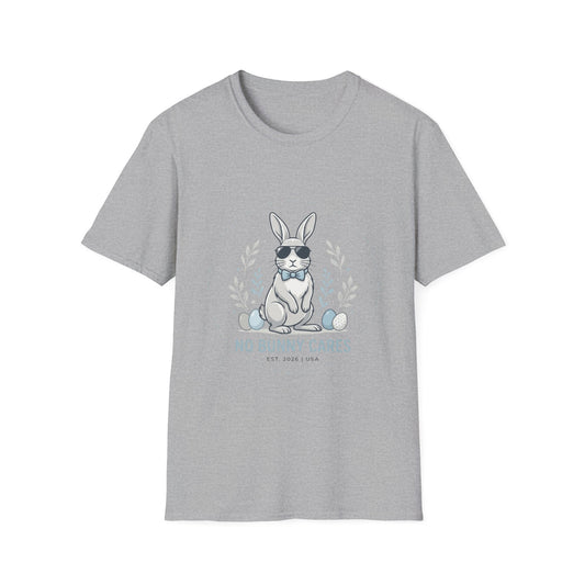 No Bunny Cares T-Shirt — Cool Bunny Graphic Tee (Easter & Casual Wear)