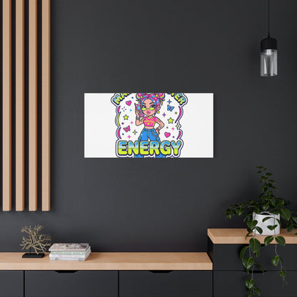 Main Character Energy Canvas | Y2K Aesthetic, Retro Internet Pop Art