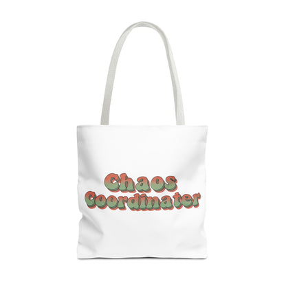 Chaos Coordinator Tote Bag Funny Gift for Mom Teacher Office Women Reusable