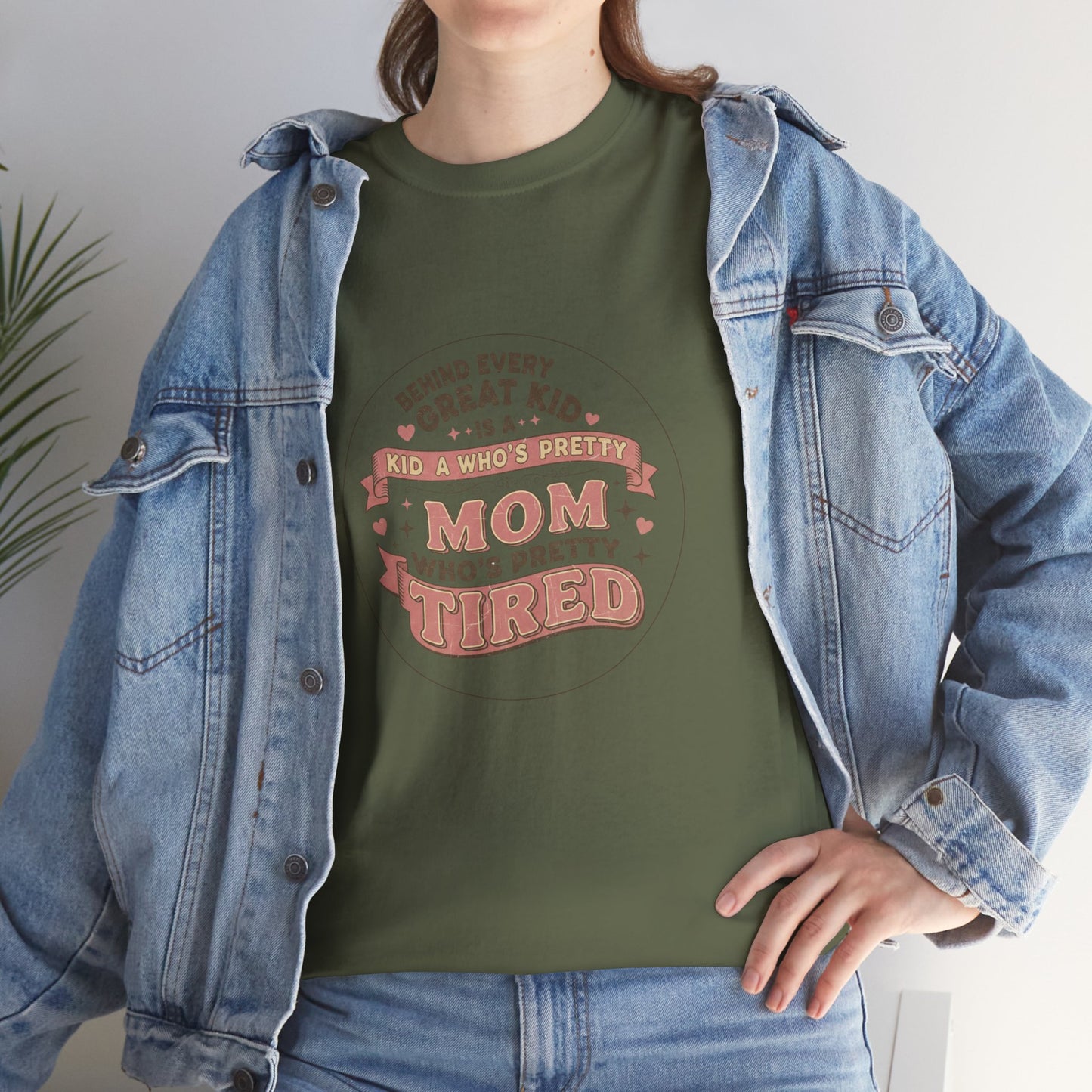 Pretty Tired Mom T-Shirt Funny Vintage Tee Gift for Mom Women Funny Mom Shirt