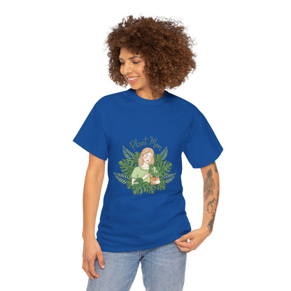 Plant Mom T-Shirt — Cute Botanical Graphic Tee for Plant Lovers
