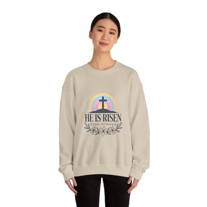 He Is Risen Sweatshirt | Christian Easter sweatshirt, pastel resurrection shirt