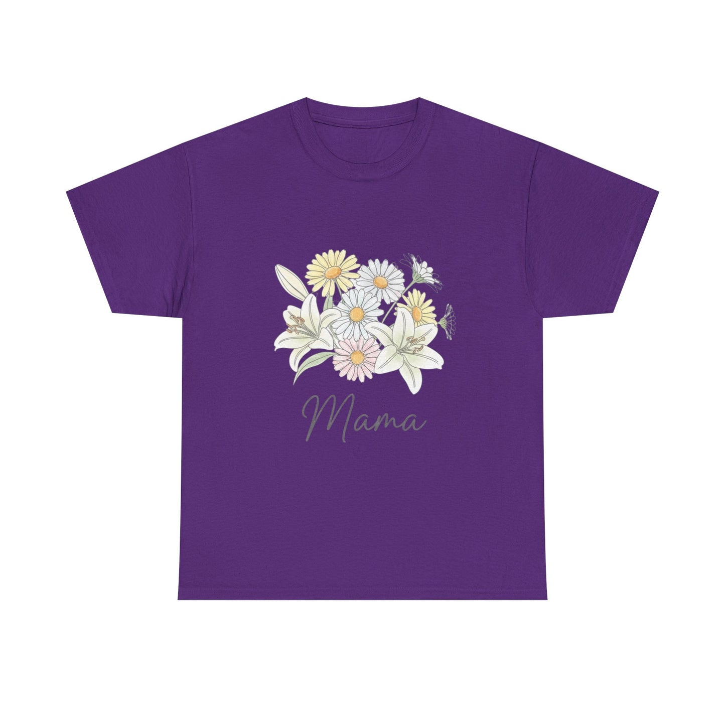 Mama Floral Tee — Pastel Daisy Bouquet Mother's Day Shirt