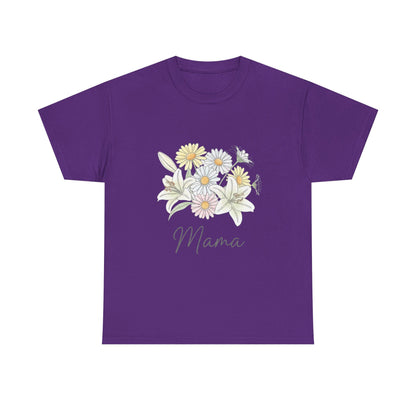 Mama Floral Tee — Pastel Daisy Bouquet Mother's Day Shirt