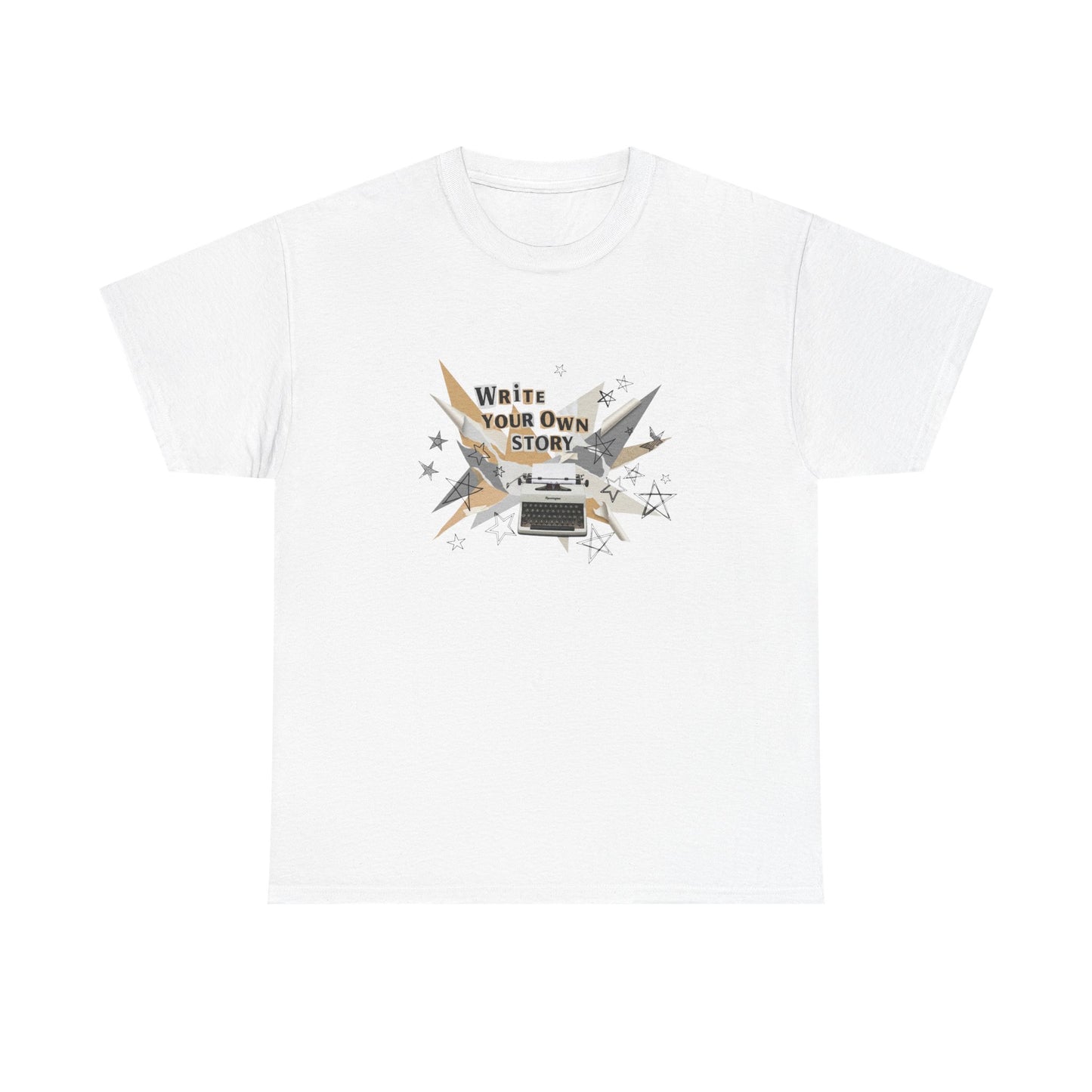 Write Your Own Story T-Shirt — Typewriter Graphic Tee Writer Gift Inspirational