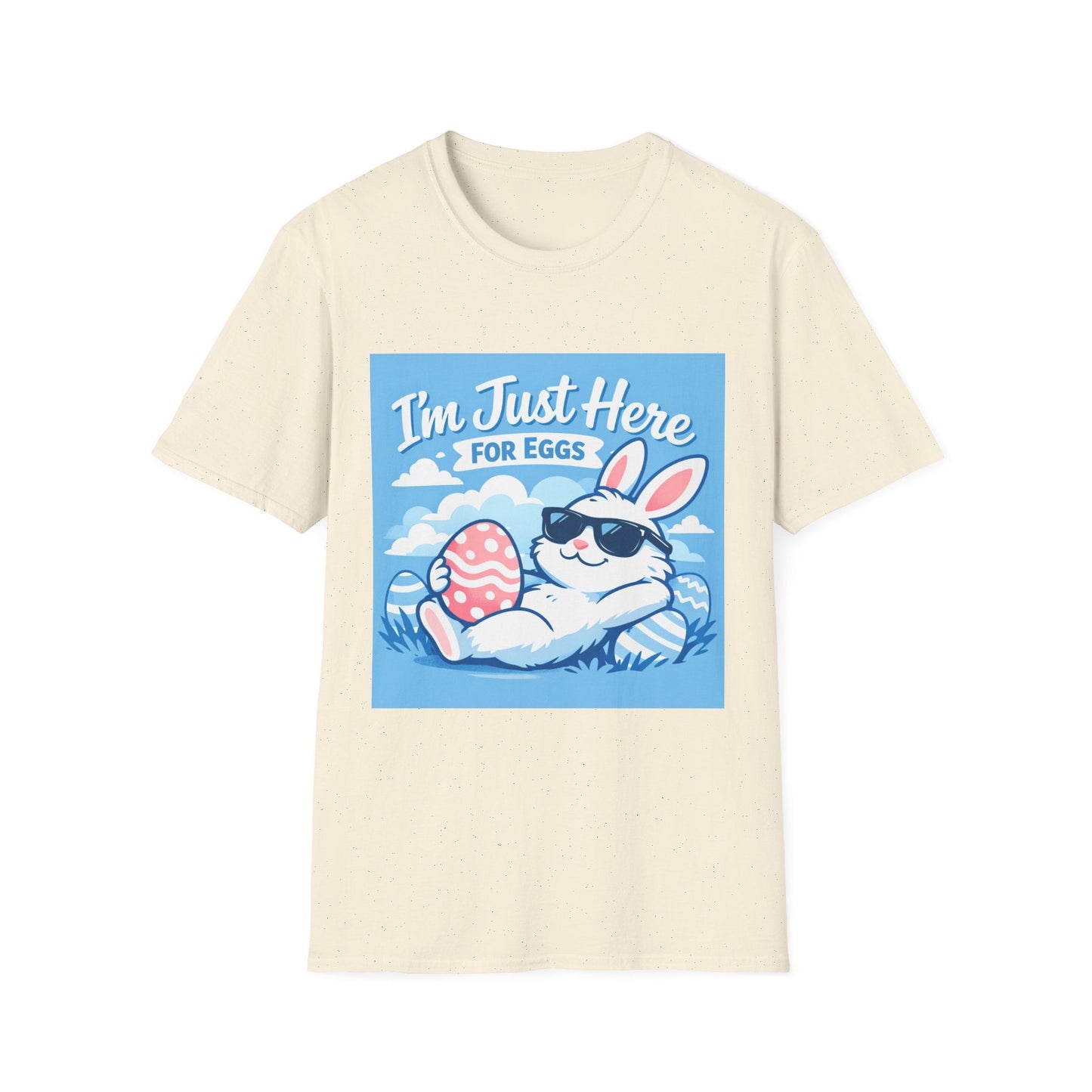 Easter Bunny T‑Shirt — "I'm Just Here for Eggs" Cute Holiday Graphic Tee