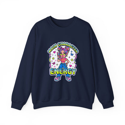 Main Character Energy Sweatshirt | Y2K aesthetic, 2000s retro internet style
