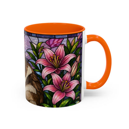 Ragdoll Cat Stained Glass Accent Coffee Mug (11/15oz)