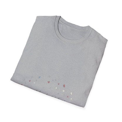 Floral Minimalist T‑Shirt — "Small Kind of Lovely" Chest Script
