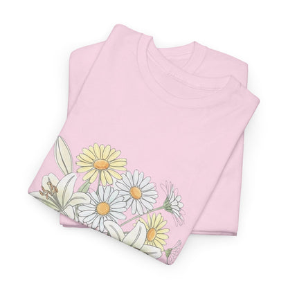 Mama Floral Tee — Pastel Daisy Bouquet Mother's Day Shirt