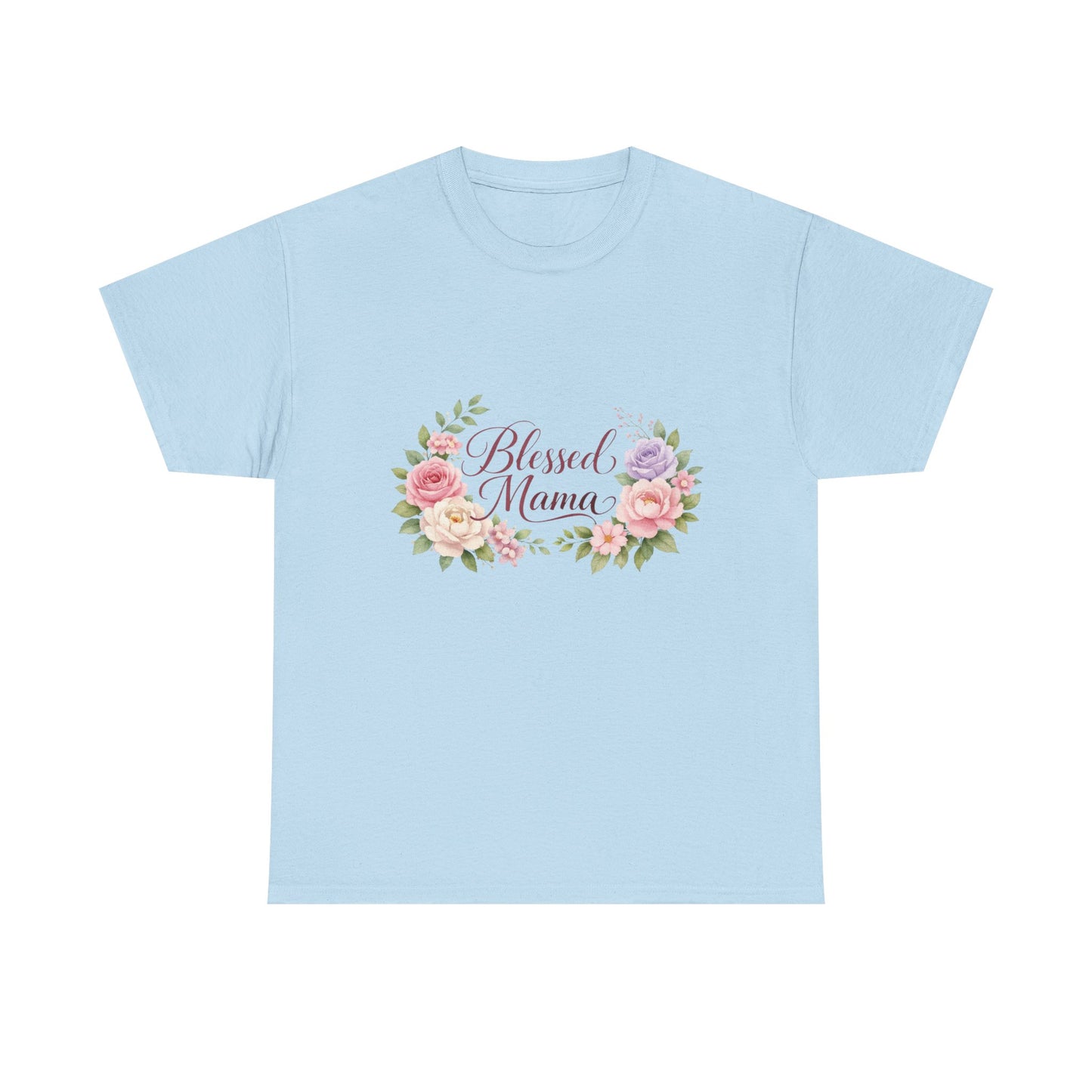 Blessed Mama Floral T-Shirt — Mother's Day Gift Tee