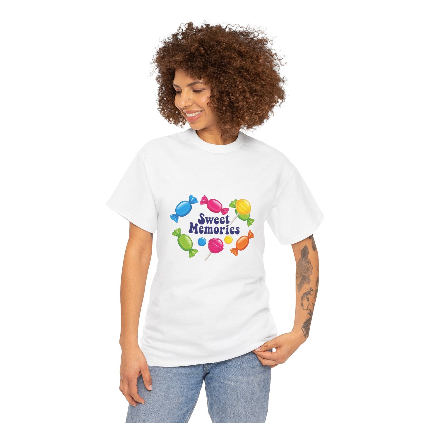 Sweet Memories Candy Tee — Retro Candy Graphic Unisex T-Shirt