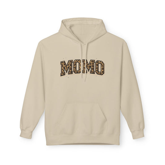 MOMO Leopard Print Hoodie | Mom Mom Animal Print Mother's Day Gift