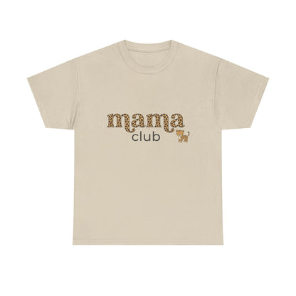Mama Club Tee — Leopard Print 'Mama Club' Graphic T-Shirt