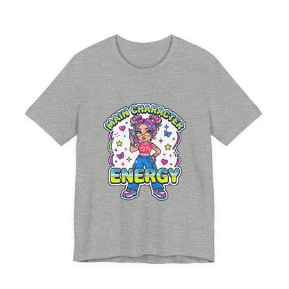 Main Character Energy Tee | Y2K aesthetic, 2000s retro internet shirt
