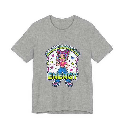 Main Character Energy Tee | Y2K aesthetic, 2000s retro internet shirt