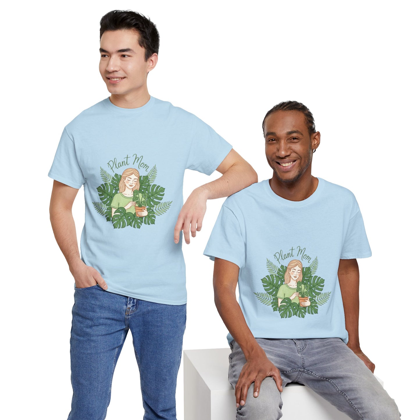 Plant Mom T-Shirt — Cute Botanical Graphic Tee for Plant Lovers