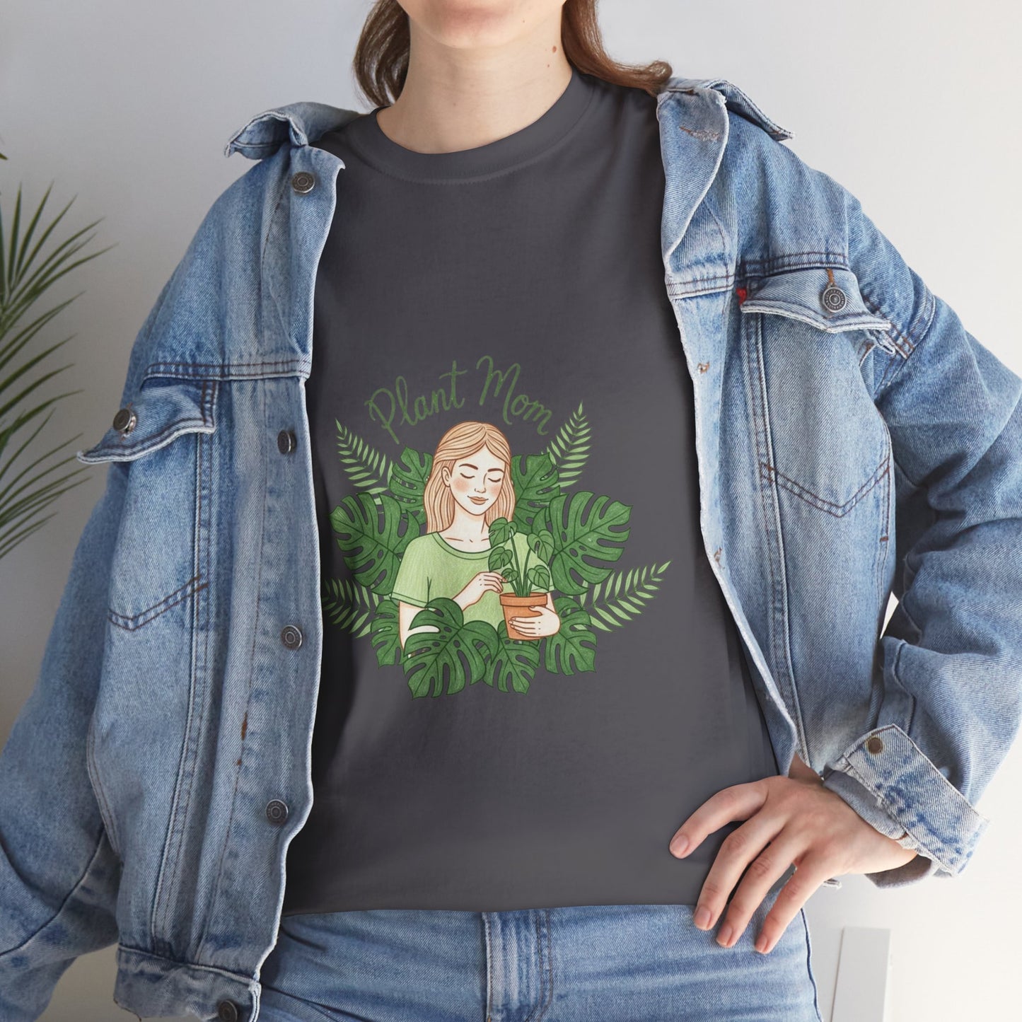 Plant Mom T-Shirt — Cute Botanical Graphic Tee for Plant Lovers
