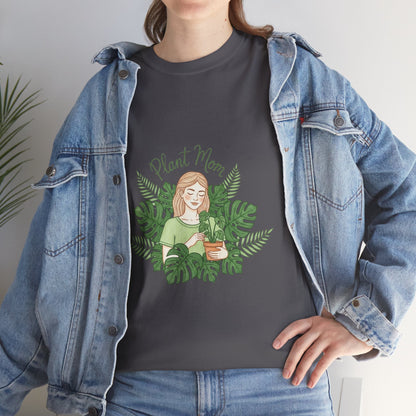 Plant Mom T-Shirt — Cute Botanical Graphic Tee for Plant Lovers