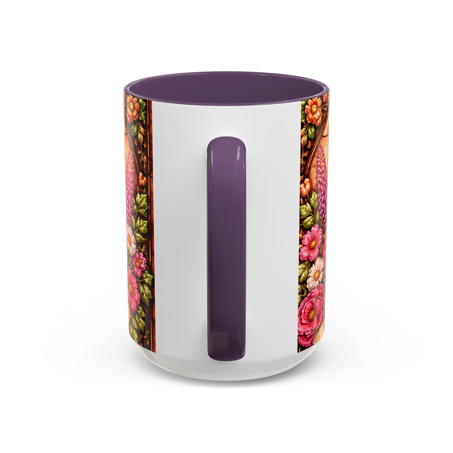 Mom Floral Accent Coffee Mug 15oz — Mother's Day Leopard Print Gift Mug