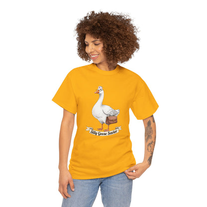Goose Savior T-Shirt — Vintage Illustrated Goose Tee Whimsical Animal Gift