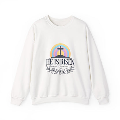 He Is Risen Sweatshirt | Christian Easter sweatshirt, pastel resurrection shirt