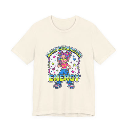 Main Character Energy Tee | Y2K aesthetic, 2000s retro internet shirt
