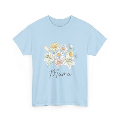 Mama Floral Tee — Pastel Daisy Bouquet Mother's Day Shirt