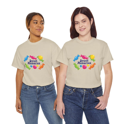 Sweet Memories Candy Tee — Retro Candy Graphic Unisex T-Shirt