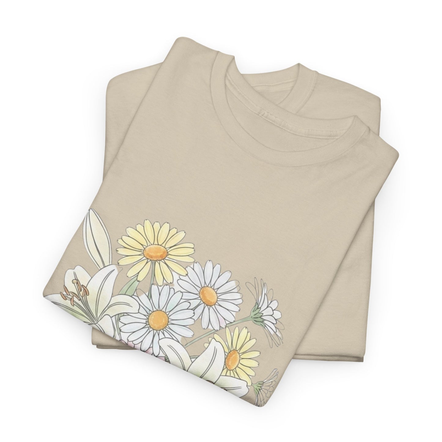 Mama Floral Tee — Pastel Daisy Bouquet Mother's Day Shirt