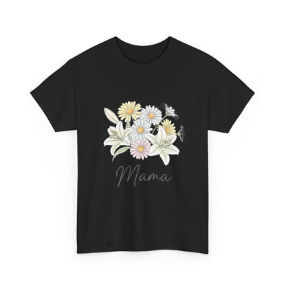 Mama Floral Tee — Pastel Daisy Bouquet Mother's Day Shirt