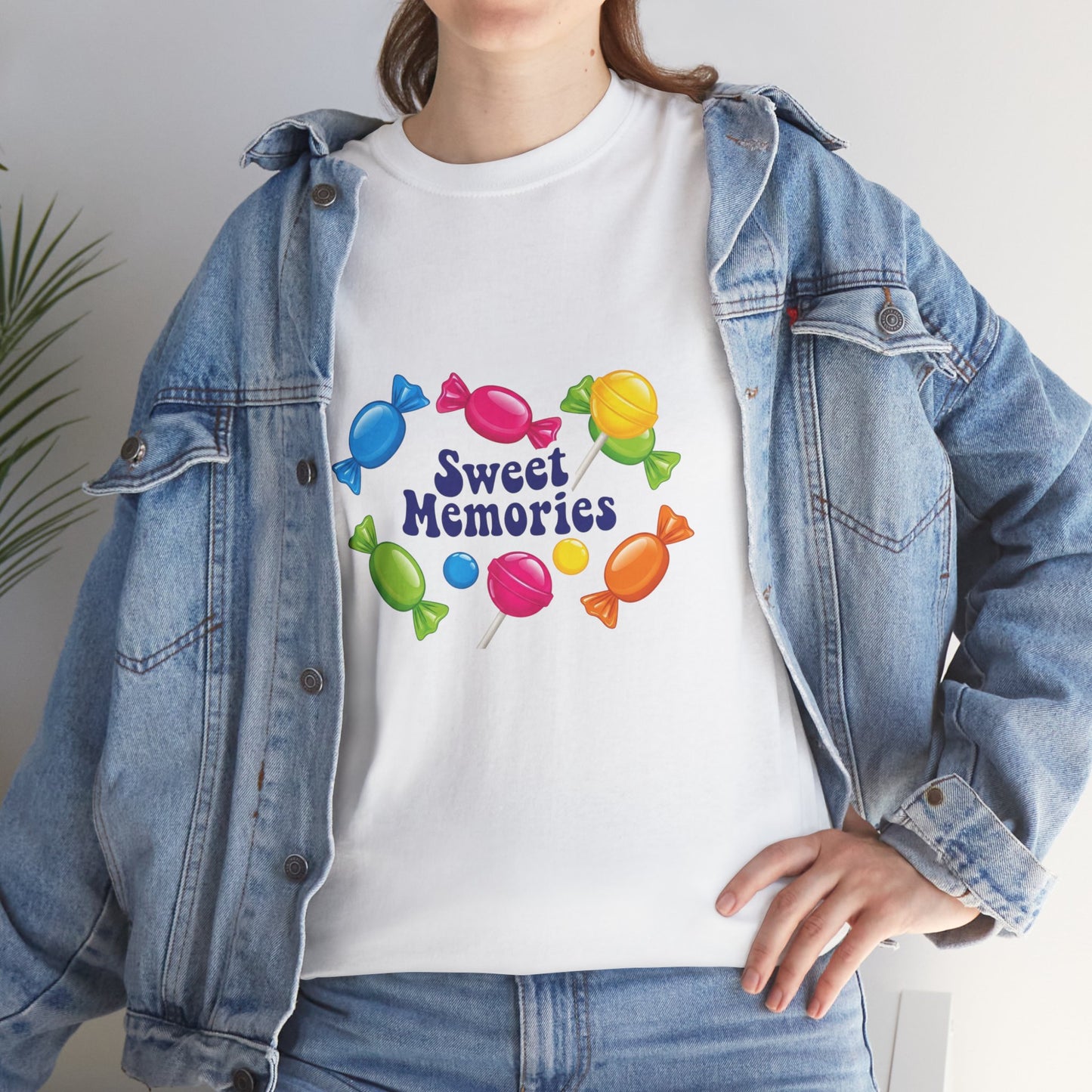 Sweet Memories Candy Tee — Retro Candy Graphic Unisex T-Shirt
