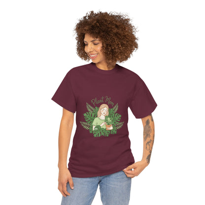 Plant Mom T-Shirt — Cute Botanical Graphic Tee for Plant Lovers