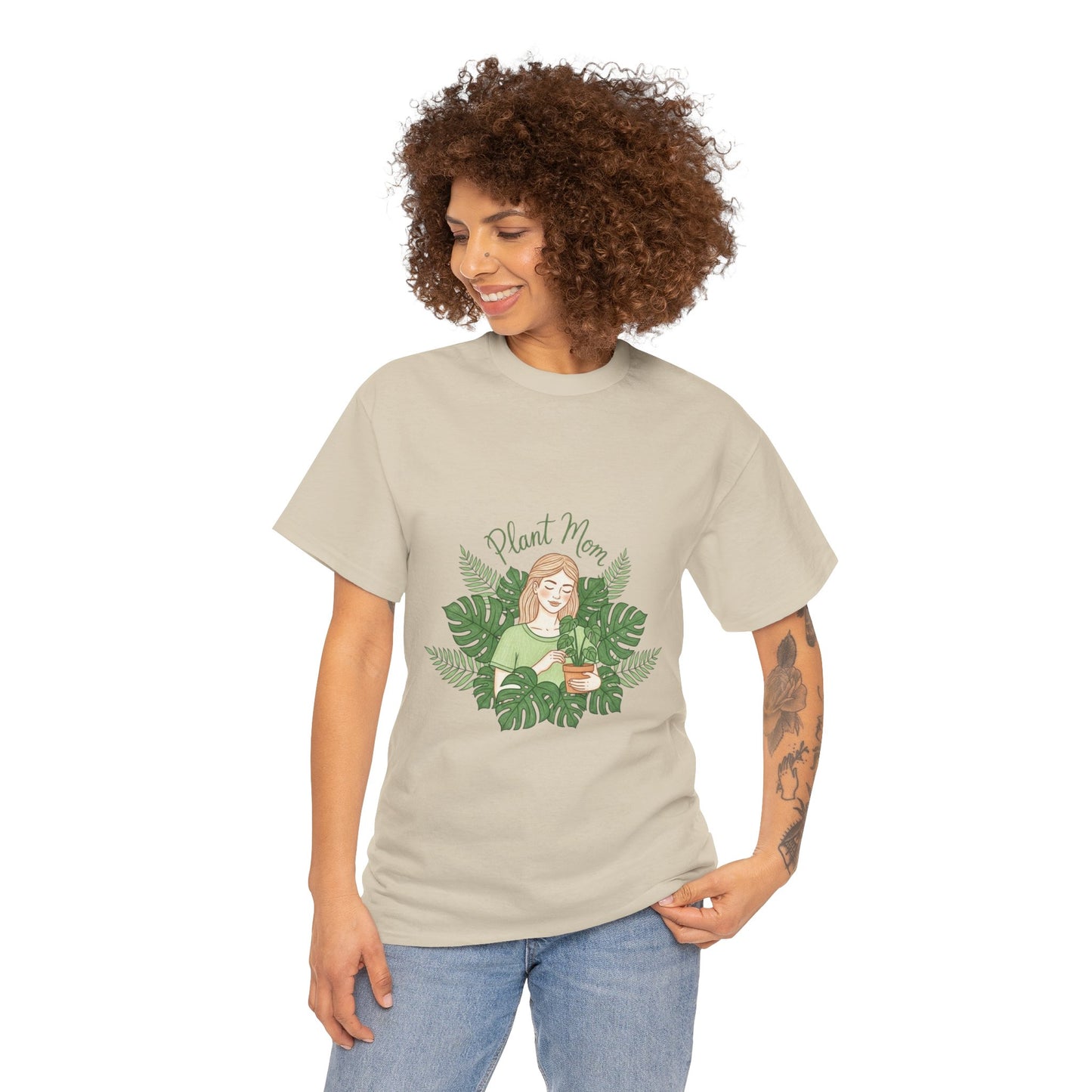Plant Mom T-Shirt — Cute Botanical Graphic Tee for Plant Lovers