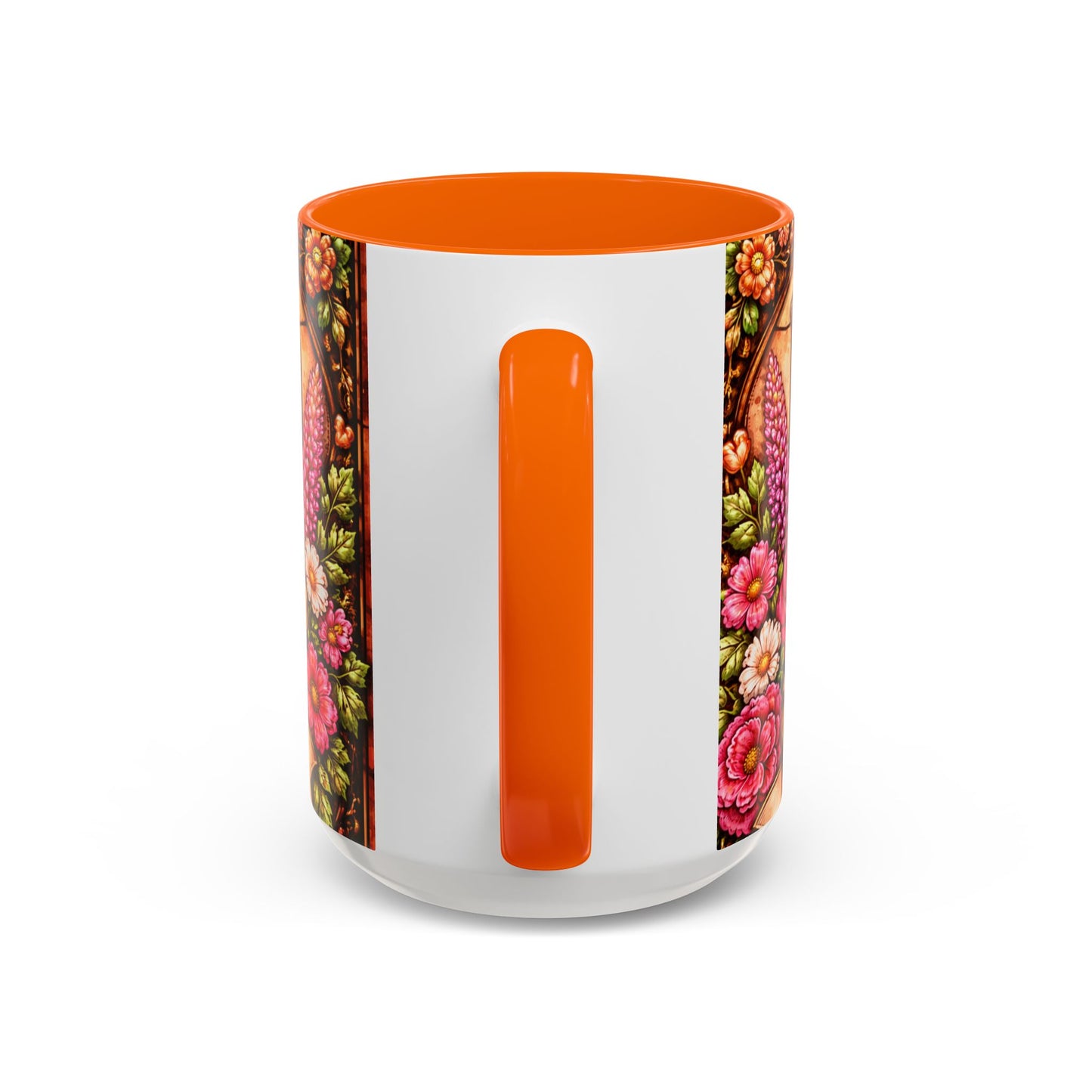 Mom Floral Accent Coffee Mug 15oz — Mother's Day Leopard Print Gift Mug
