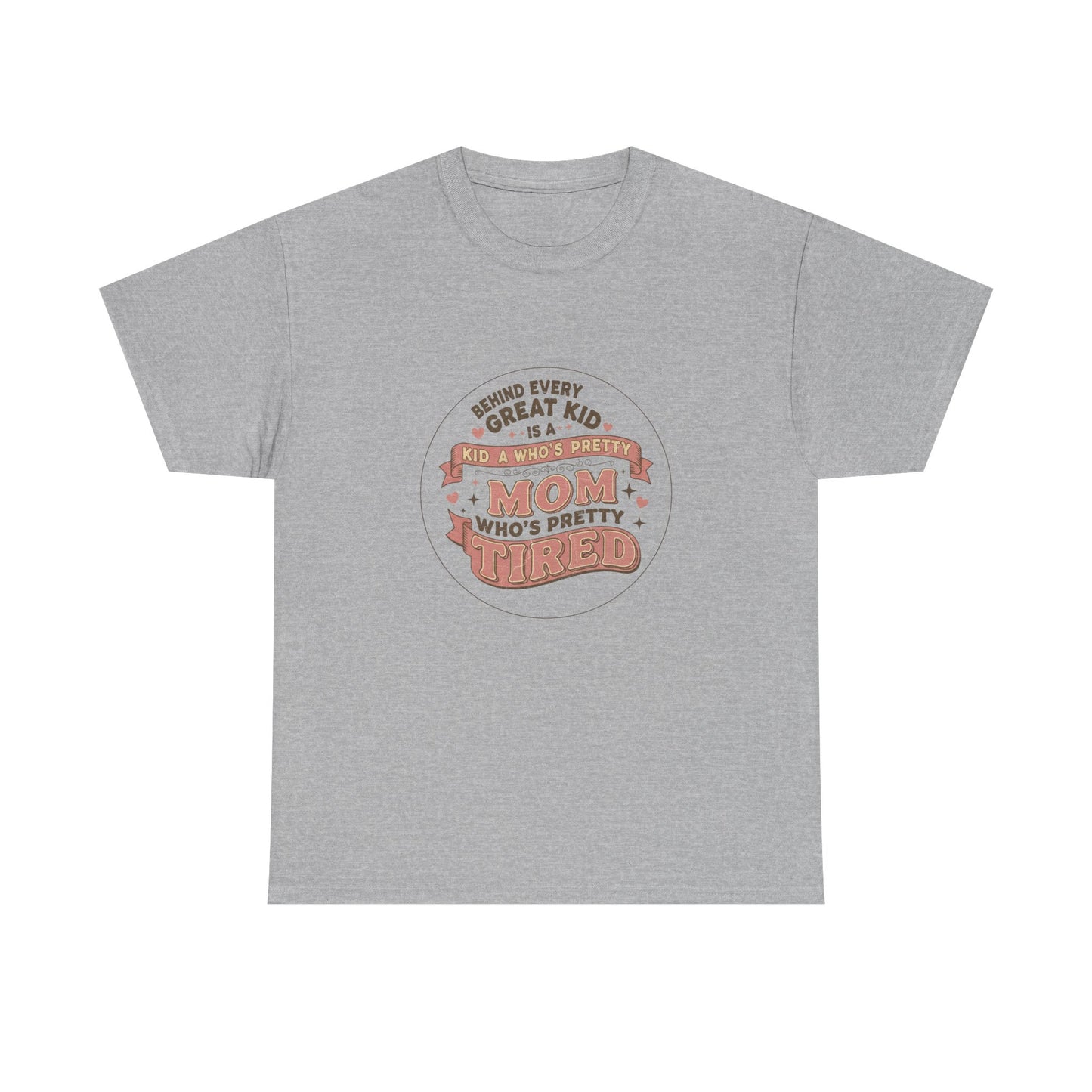 Pretty Tired Mom T-Shirt Funny Vintage Tee Gift for Mom Women Funny Mom Shirt