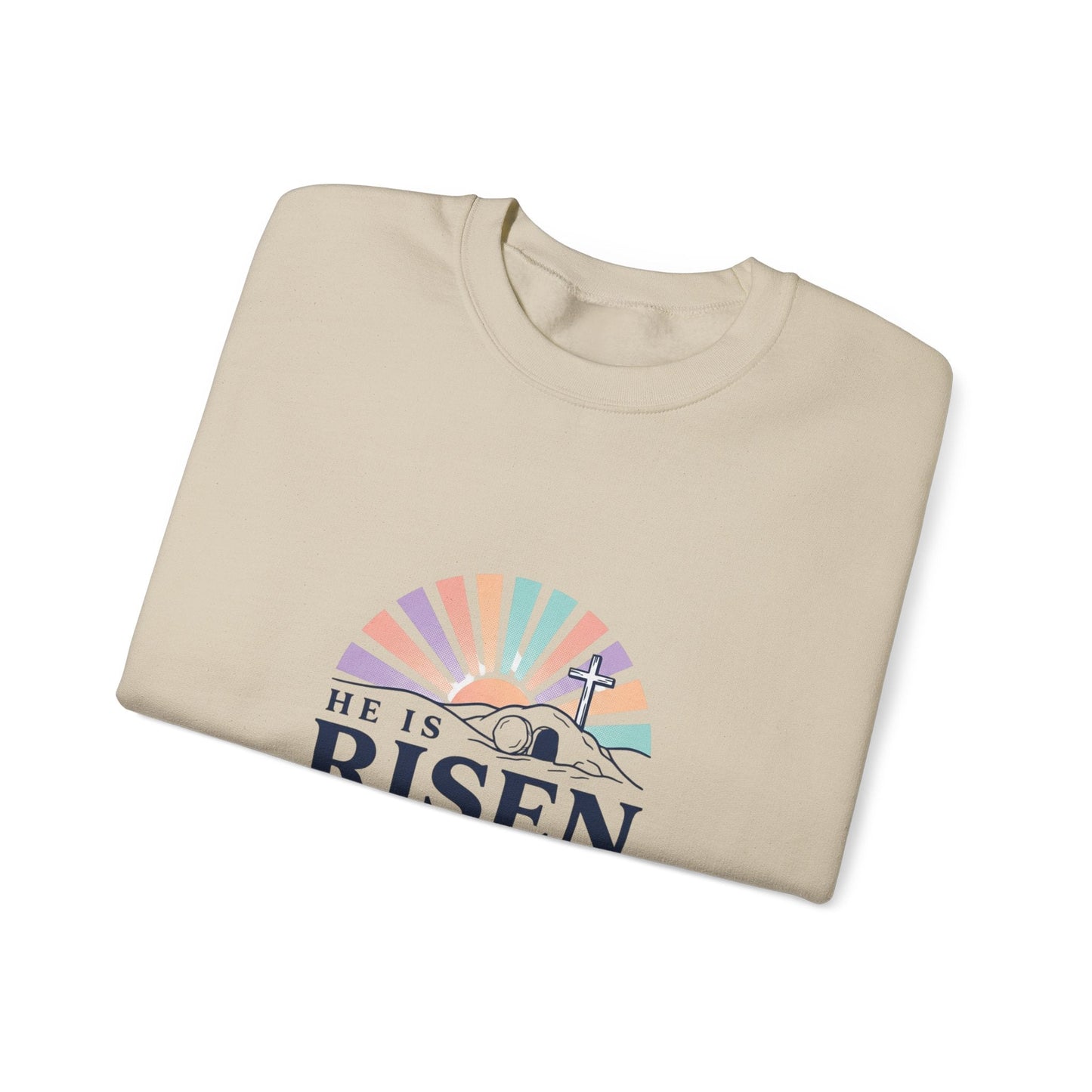 He Is Risen sweatshirt | Christian Easter sweatshirt, resurrection shirt, pastel faith apparel