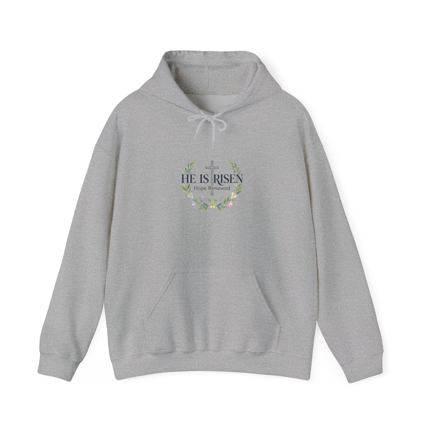 He Is Risen Hoodie | Christian Easter sweatshirt, resurrection shirt, pastel faith apparel