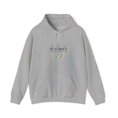 He Is Risen Hoodie | Christian Easter sweatshirt, resurrection shirt, pastel faith apparel